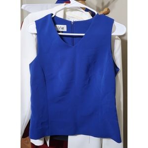 Blue Le Suit Sleeveless Top Size 6